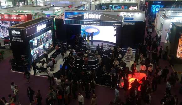 深圳LED CHINA展//深德彩炫目出場(chǎng)精彩亮相